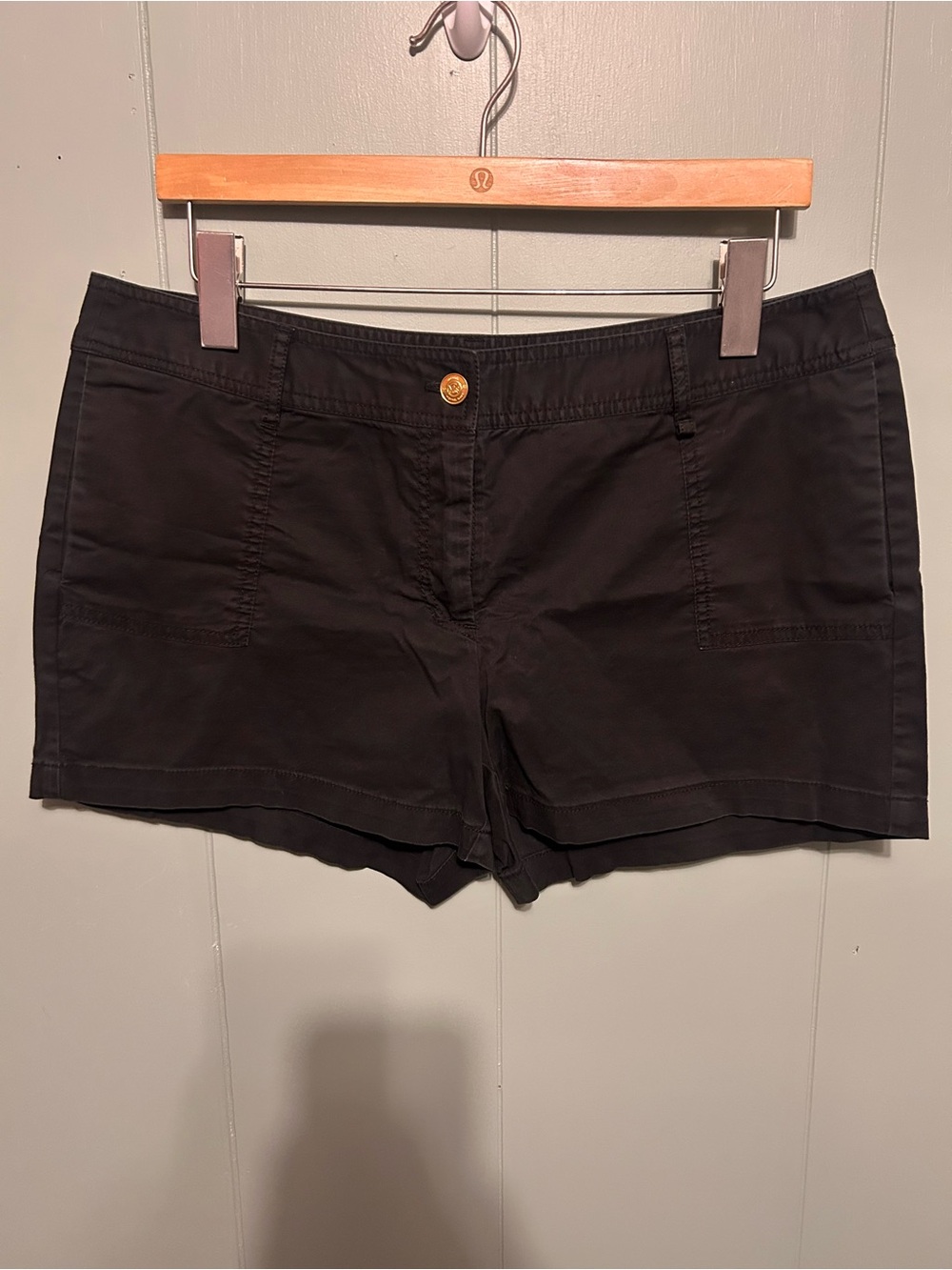MICHAEL Michael Kors Black Cotton Bermuda Shorts
